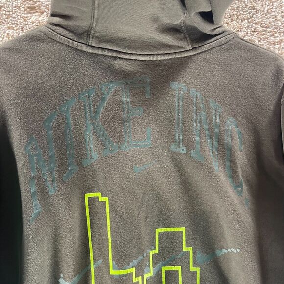 Nike Hoodie Sweatshirt Mens Small Gray Pullover LA California Los Angeles Adult - Picture 12 of 16